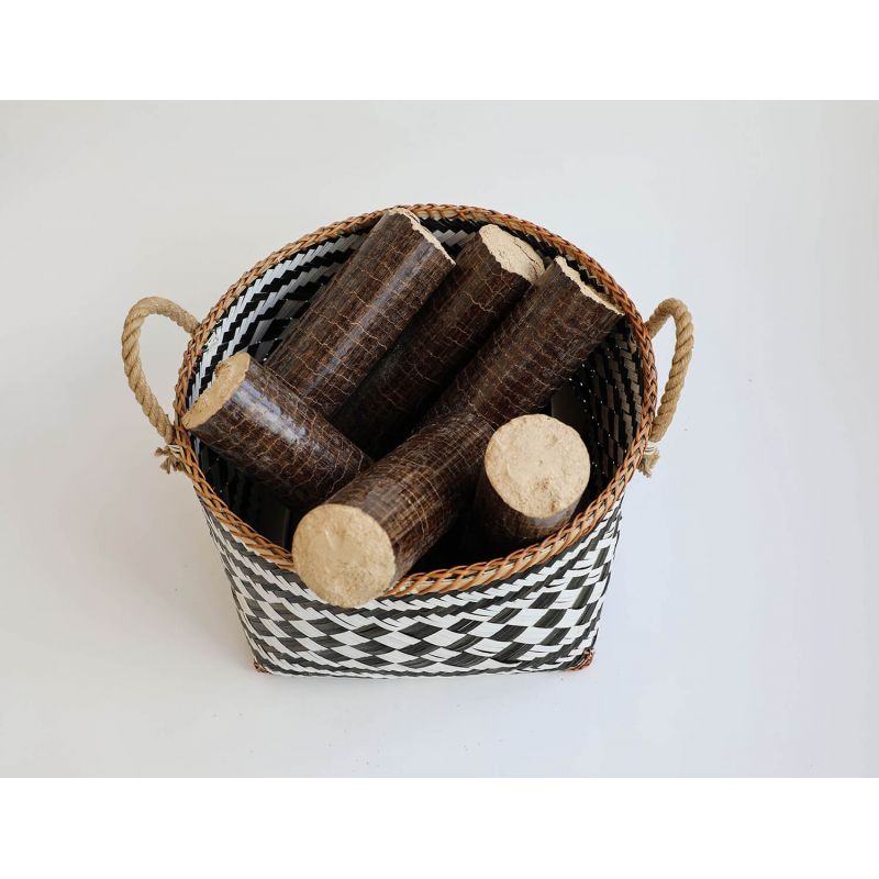 Madera densificada Premium - 80 cajas de 6 leños - Palé de aproximadamente 960 kg