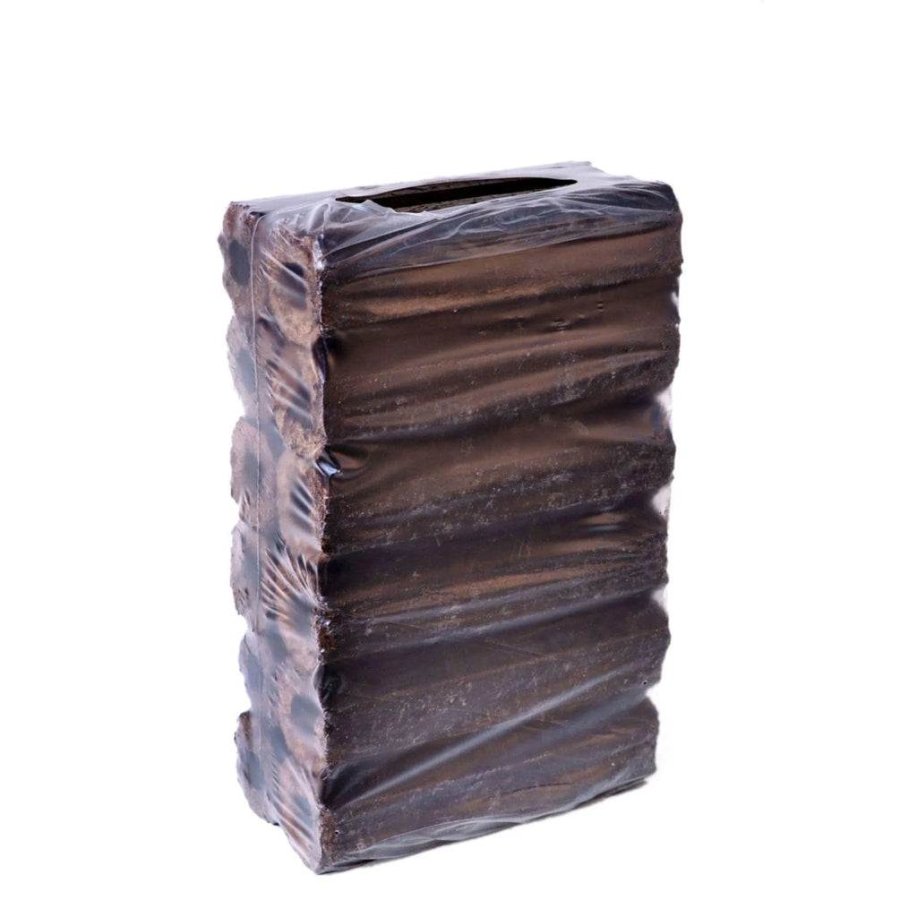 Briquetas de madera de roble Pinikay – octogonales con agujero – – Alto poder calorífico – Bajo contenido en cenizas – Paquete de 10 kg, 2 palés de 1920 kg (960+960 kg)